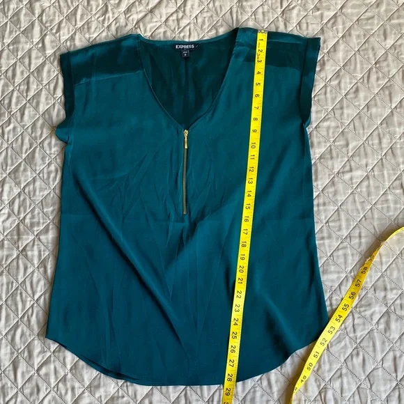 Express Women's Tops in Green, Purple, Teal, Burgundy, and Black - Picture 12 of 16